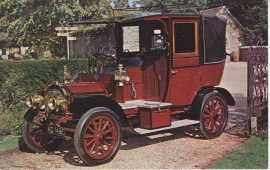 Unic Taxicab 12/14 HP 1908, regular size postcard, 69051-B, USA