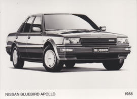 Nissan Bluebird Apollo Sedan, press photo, Belgium, 1988