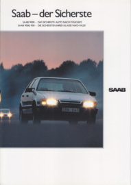 900 & 9000 Safety folder, 6 pages, 1990, German language, # 254532