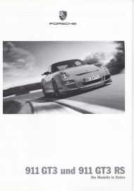 911 GT3 & GT3 RS pricelist, 46 pages, 10/2006, German