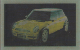 New Mini Cooper lenticular card, small size,  USA, about 2000