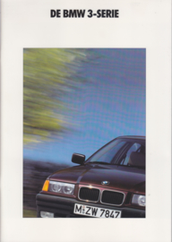 3-Series Sedans brochure, 50 pages, A4-size, 2/1990, Dutch language