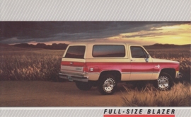 Full-Size Blazer,  US postcard, large size, 19 x 11,75 cm, 1988