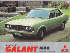 Colt Galant 1600 DL/GL brochure, 4 pages, 12/1974, Dutch language