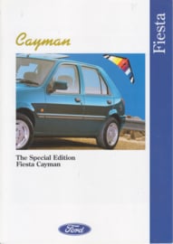 Fiesta Cayman brochure, 6 pages, 10/1993, English language, UK