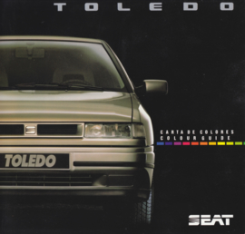 Toledo colour guide brochure, 4 pages, German language, about 1992