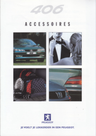 406 accessories brochure, 16 pages, A4-size, 08/1999, Dutch language