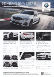 3-Series accessories & performance parts leaflet, 2 pages, 2020, Dutch language