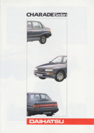 Charade Sedan folder, 4 pages, about 1995, A4-size, Dutch language