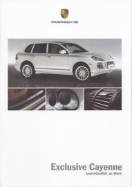 Cayenne Exclusive brochure, 40 pages, 06/2007, hard covers, German
