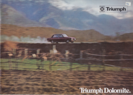 Dolomite Sedan brochure, 20 large pages, 1970 (J-plate), Dutch language