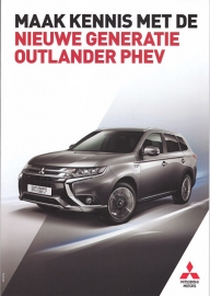 Outlander PHEV brochure, 8 pages, 01/2015, Dutch language
