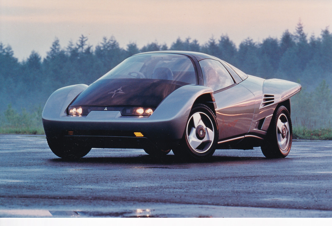 Mitsubishi HSR-V concept, press photo, Belgium, 1996