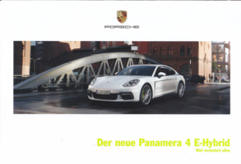 Panamera 4 E-Hybrid brochure, 6 pages, 09/2016, German