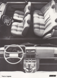 Fiat Argenta  Berlina interior, press photo, Italy, 1984