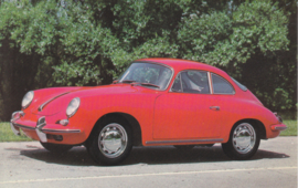 356 C Coupe, factory-issued postcard, 1962, USA