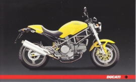 Ducati motorcycle, continental size postcard, English language