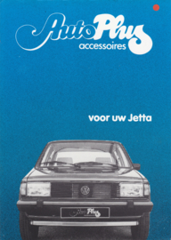 Jetta accessories (Zubehör) brochure, 4 pages,  A4-size, Dutch language, 1984