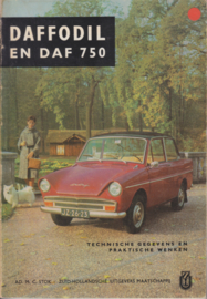 Daf Daffodil & 750 book, 180 pages, Dutch, 7/1964