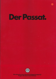Passat brochure, 36 pages., A4-size, German language, 7/1985