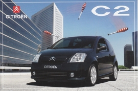 Citroën C2, sticker, 10 x 15 cm
