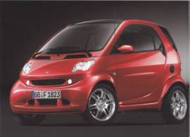 Fortwo coupé & cabrio Brabus edition red brochure,  6 pages, 02/2006, French language