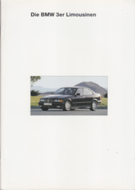 3-Series Sedans brochure, 38 pages, A4-size, 2/1993, German language