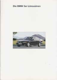 3-Series Sedans brochure, 38 pages, A4-size, 1/1994, German language