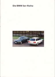 5-Series Sedan & Estate brochure, 44 pages, A4-size, 2/1993, German language