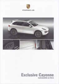 Cayenne Exclusive brochure, 36 pages, 12/2009, hard covers, German