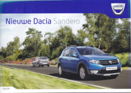 Sandero  & Sandero Stepway brochure,  24 pages, A4-size, 04/2014, Dutch language