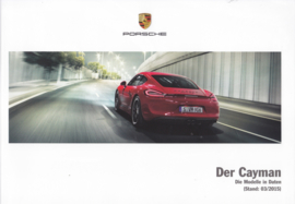 Cayman pricelist brochure, 98 pages, 03/2015, German