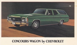 Concours Wagon,  US postcard, standard size, 1970