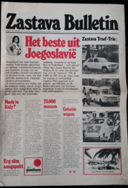 Newspaper model range, 8 pages, A4-size, Dutch language, c1973