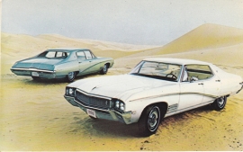 Skylark Custom Hardtop & Sedan, US postcard, standard size, 1968, # 4
