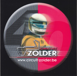 Circuit Zolder (Belgium), sticker, 10 x 10 cm