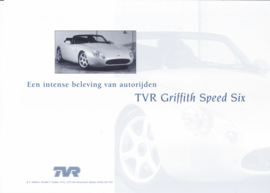 Griffith Speed Six leaflet (A4), 2 pages, about 1996, Dutch language *