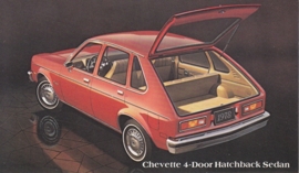 Chevette 4-Door Hatchback Sedan, US postcard, standard size, 1978