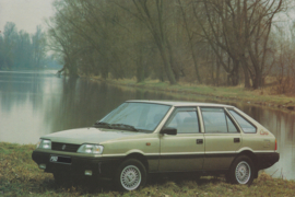 F.S.O. Polonez 5-Door Hatchback, advertising postcard, UK, 1990s