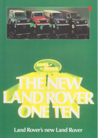 Program One-Ten brochure, 6 pages, about 1993, Dutch language