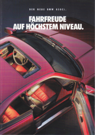 850 Ci Coupe brochure, 8 pages, A4-size, 2/1992, German language