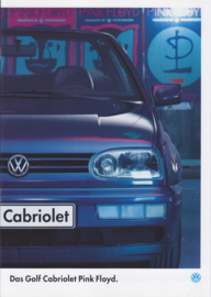 Golf Cabriolet Pink Floyd brochure, 8 pages,  A4-size, German language, 08/1994