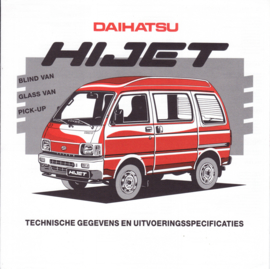 Hi Jet  commercials specs. brochure, 6 pages, 06/1994, Dutch language