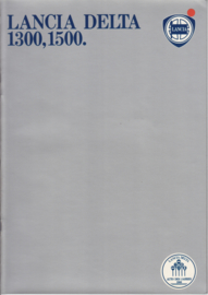 Delta 1300/1500 brochure, A4-size, 32 pages, about 1980, German language