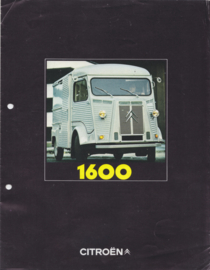 H 1600 Vans brochure, 6 pages, 02/1970, Dutch language