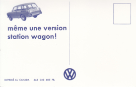 Fastback & Station Wagon, Canadian postcard, standard size, approx. 1966, #665 023 405 FR