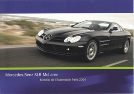 Mercedes-Benz SLR McLaren, A6-size postcard, Paris 2004