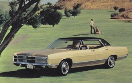 LTD 4-Door Hardtop, US postcard, standard size, 1969