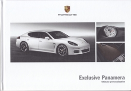 Panamera Exclusive brochure, 60 pages, 01/2014, hard covers, English