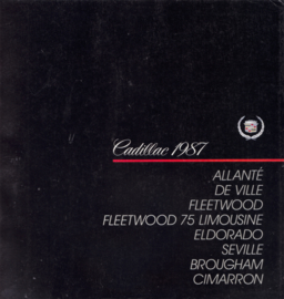 Program brochure, 36 pages, 1987, English language, USA
